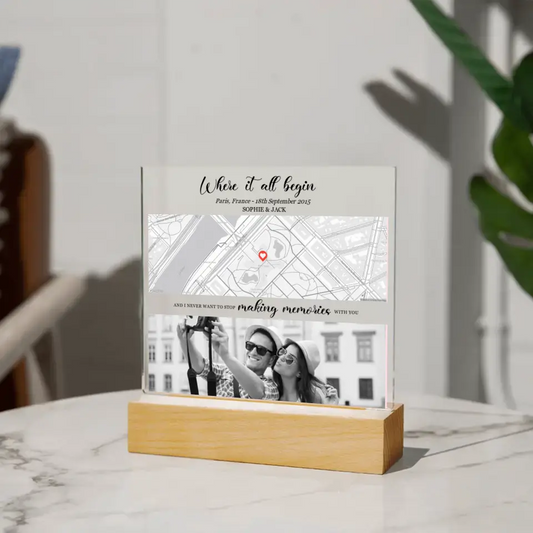 Where It All Began - Unique Personalized Gift For Her