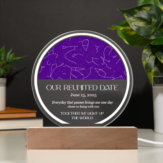 Personalized Star Map, Date, Location - Led Lamp - Perfect Gift For Your Beloved Ones