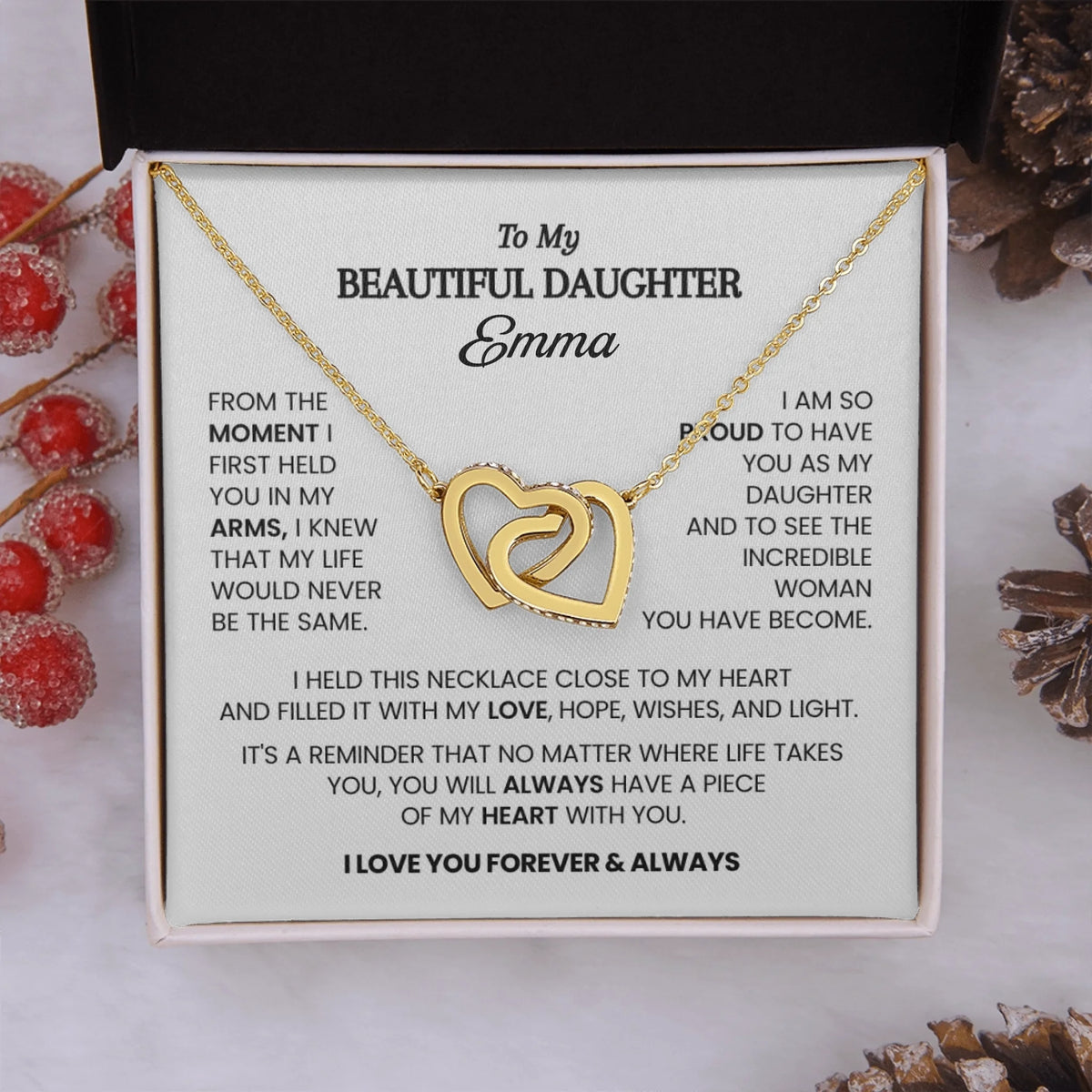 Interlocking Hearts Gold N5