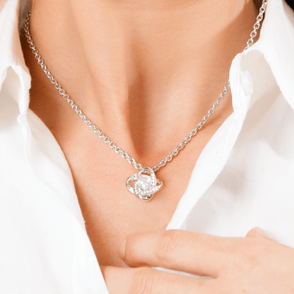 Love Knot Necklace For Daughter - Birthday, Graduation, Just Because Gift