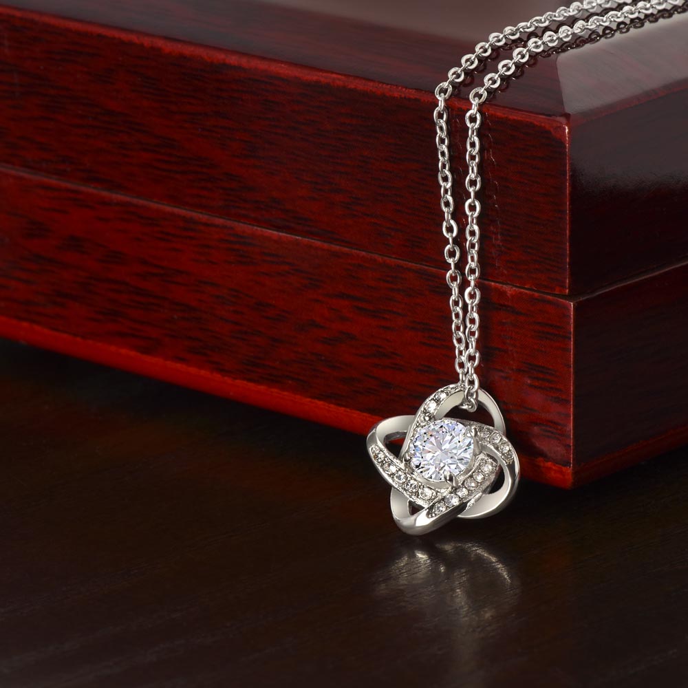 Love Knot Necklace For Daughter - Birthday, Graduation, Just Because Gift