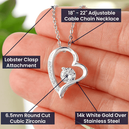 Forever Love Heart Necklace For Her