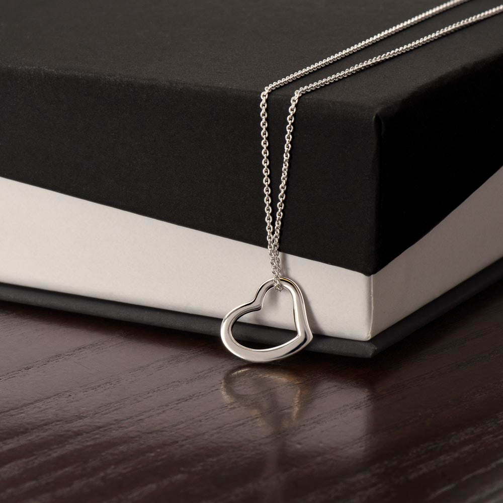 Delicate Heart Necklace For Her