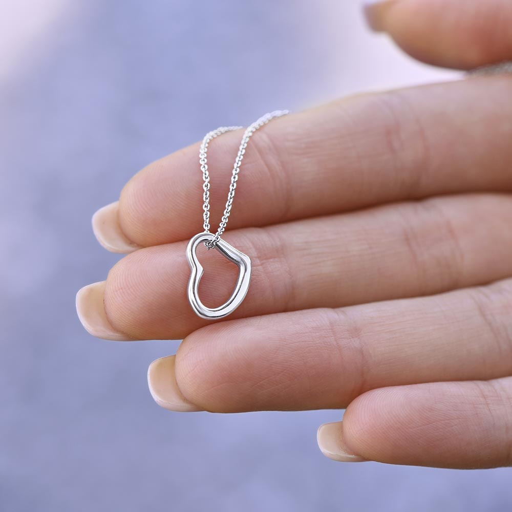 Delicate Heart Necklace For Her