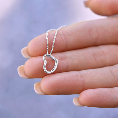 Delicate Heart Necklace For Her