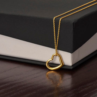 Delicate Heart Necklace For Her
