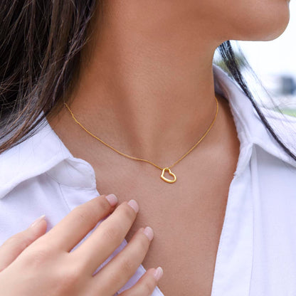 Delicate Heart Necklace For Her