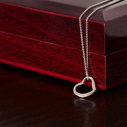 Delicate Heart Necklace For Her