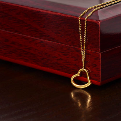 Delicate Heart Necklace For Her