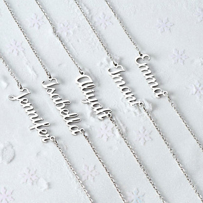 Personalized Name Necklace for Daughter from Dad – From the Moment I First Held You