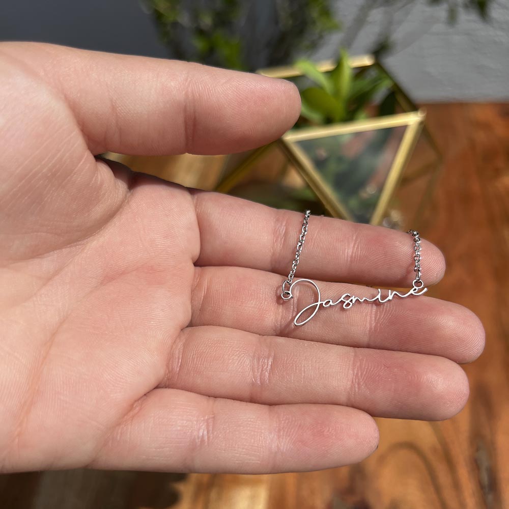 Charming Signature Name Necklace For Her