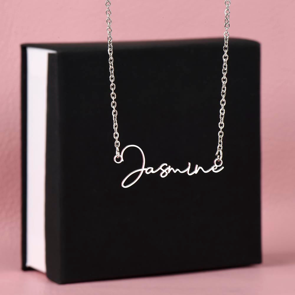 Charming Signature Name Necklace For Her