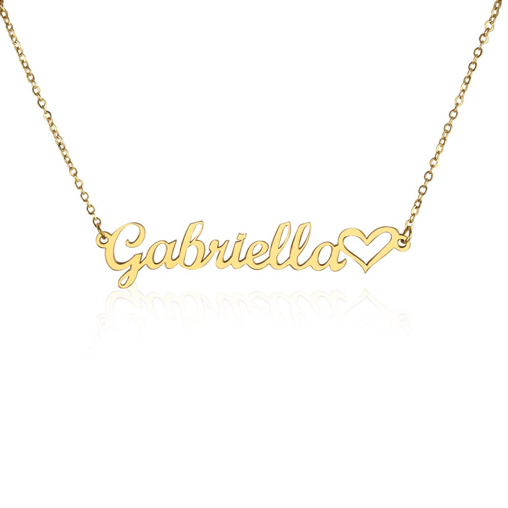 Personalized Name Necklace for Daughter – "From the Moment I First Held You" Gift from Mom