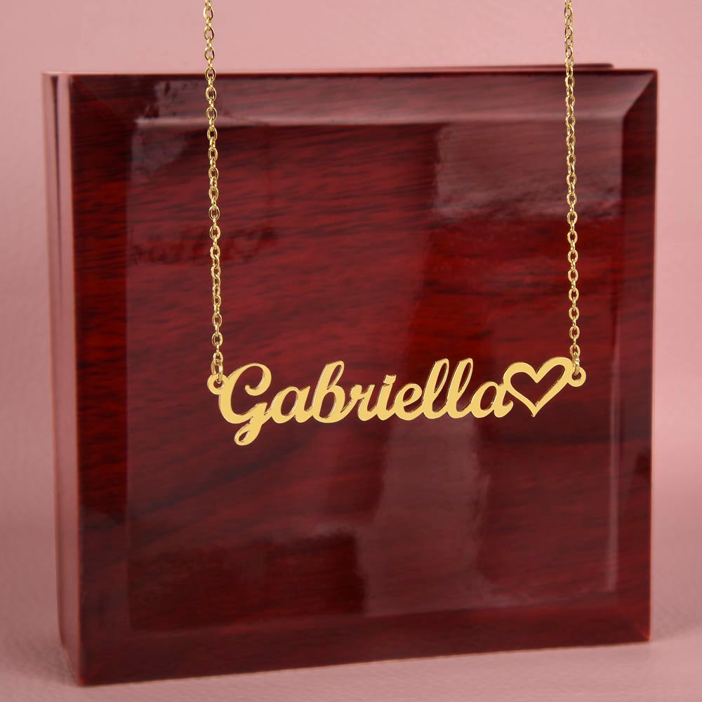 Personalized Name Necklace for Daughter – "From the Moment I First Held You" Gift from Mom