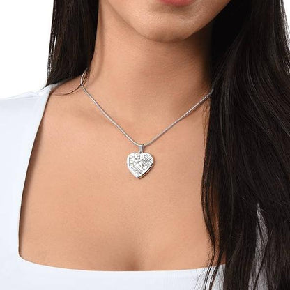 Wherever You Go – Personalized Map Necklace for Daughter